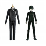 Danganronpa V3 Cosplay Kostiumas Saihara Shuichi Kostiumas Anime Žaidimas Mokyklinės Uniformos Kostiumas Apranga Paltas + Kelnės S
