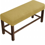 Velvet Soft Stretch Valgomojo Spandex Elastinės kėdės Suolo užvalkalai Slydimo dangtelis Sėdynės Apsauga Svetainės Virtuvės Miegamojo kupranugaris