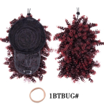 Garbanotų netikrų kirpčiukų plaukų segtukas Sintetinis juodas rudas plaukų priauginimas garbanotiems plaukams kirpčiukai plaukų priauginimas