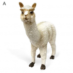 Gyvūnų žaislas Kūrybi&scaron;kas mados dizainas Auk&scaron;tos vakarėlio namų modeliavimas i&scaron;skirtinio meistri&scaron;kumo dekoravimas gyvūnai Alpakos figūrėlės modelis A