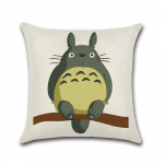 Mielas animacinių filmų &scaron;in&scaron;ilų pagalvėlės užvalkalas Puikus Totoro pagalvės užvalkalas, skirtas sofai automobiliui Creative 45*45 CM