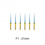 Dantų instrumentas Super File Blue Rotary Pro &Scaron;ilumos aktyvinimo Lanksčios variklio kūginės dildės &scaron;aknų kanalui 21mm F1