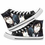 Unisex Anime Black Butler Sebastian Michaelis laisvalaikio drobiniai batai Plimsolls Luminous Student Flats Batai Sportbačiai 44