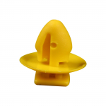 ECF436 10 vienetų sparno stumiamo tipo fiksatorius, geltonas, skirtas Daihatsu : 75396 87101