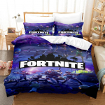 3D animacinių filmų žaidimų serijos patalynės komplektas Mini pasaulis spausdinta pūkinė antklodė ir pagalvės užvalkalas 2/3 dalių Vaikų kambario viso dydžio namų dekoravimas Cama 90 --155x220cm
