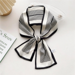Skinny Neckerchief Ilgų plaukų juostelės &Scaron;alikai Moteri&scaron;ki Madingi Galvos Kaspinai Kaklo &Scaron;alikai 13x110cm 13x110cm balta