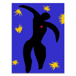 Abstrakti namų dekoracija drobės meno tapyba prancūzų Henri Matisse mėlyno akto plakatai HD spauda sienos paveikslas svetainei 21cm&times;30cm NoFrame