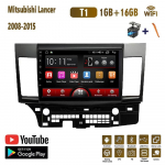 10 colių Android Carplay, skirtas Mitsubishi Lancer 2008-2015 automobilių radijas Multimedijos vaizdo grotuvas GPS navigacija WIFI 2+32GB