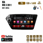 9 colių Android Carplay, skirtas Kia RIO 3 2011-2016 automobilių radijas Multimedijos vaizdo grotuvas GPS navigacija WIFI 2+32GB