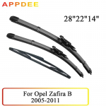 APPDEE priekinio ir galinio valytuvų rinkinys, skirtas Vauxhall / Opel Zafira B 2005-2011 priekinio stiklo priekinio stiklo langams Right hand drive