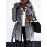 CHEST Young Fashion Universalus įžymybės lapės kailinis Eleganti&scaron;kas moteri&scaron;kas rudens žiemos striukė Moteri&scaron;kas paltas Prabangus vakarėlis Street Band paltas 5XL