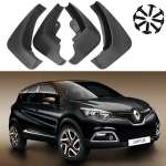 Guardabarros para Renault Captur, accesorios para salpicaduras, Samsung QM3, ~ 2013, 2018, 2017, 2016, 2015, black