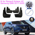 for Renault Koleos 2 HC Samsung QM6 2017~2022 2018   MudFlaps Mudguards Anti-splash Guards Fender Flare Car