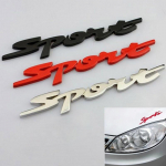Klasikiniai automobilių lipdukai Lipdukai su emblema, ženklelis, automobilio uodegos priedai, 3D ABS plastikiniai sportiniai lipdukai juoda