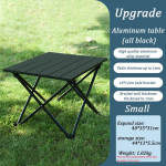 Sulankstomas lauko stalas Ne&scaron;iojamas kepsninės stalas Itin lengvo aliuminio lydinio kiau&scaron;inių suktinukas kempingo i&scaron;kylos stalas kempingo sulankstomas stalas