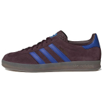 adidas Gazelle Indoor Raudonai rudos ir ry&scaron;kiai mėlynos unisex sportbačiai Red Shadow-Maroon Semi-Lucid-Blue IG9980 45⅓
