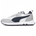 Puma Rider FV Retro Rewind - Pilki Unisex sportbačiai Balti Parisian-Night Black 390168-02 37.5