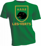 &bdquo;As Saint Etienne France Ligue 1&ldquo; futbolo futbolo mar&scaron;kinėliai &bdquo;Asse Handmade Tee Green&ldquo; S