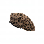 Harajuku ruduo Nauja tendencija Leopardas Beretė Korėjieti&scaron;ka mada Vintažinė britų plok&scaron;čia vir&scaron;ūnė &Scaron;ilta tapytojo kepurė, klubo stilius 54-58cm pilka