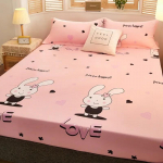 Itin vandeniui atsparus lovos čiužinio užvalkalas, pritaikytas paklodė Animacinių filmų spausdinimo lovos užvalkalas Deep Pocket lovatiesė lovatiesė Namų tekstilė(NĖRA pagalvės užvalkalo) 90x200cm Only a sheet