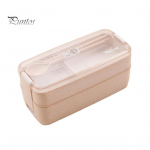 &bdquo;2 viename&ldquo; sukraunama &bdquo;Bento Box&ldquo; dvigubo sluoksnio suaugusiųjų pietų dėžutės skyriaus &bdquo;Bento&ldquo; konteinerių rinkinio patiekalų ruo&scaron;imo indai rožinė