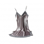 Pra&scaron;matni naktinė suknelė vienspalvė naktiniai drabužiai laisvi nėriniai, moteri&scaron;kas naktinis chalatas, moteri&scaron;kas drabužis raudona