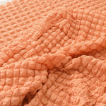 Burbulų ra&scaron;to sofos sėdynės pagalvėlės užvalkalas svetainei, tamprus sofos užvalkalas, baldų apsauga, kampas L formos Head cushion cover oranžinė