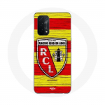 Coque pour Oppo A74 5G rcl lens original jaune et rouge geltona