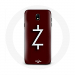 Coque pour Samsung Galaxy S5 Ozark Saison 4 Logo Z Blanc Fond Rouge