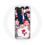 Coque pour Samsung Galaxy A03 BTS Affiche Memebers Cadeau de No&euml;l 2023