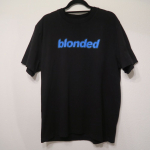 Oficialūs Frank Ocean Blonded Logo Black Blue Shirt Tee Unisex mar&scaron;kinėliai S