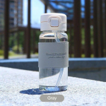 1vnt Kūrybinis vandens butelis su &scaron;iaudeliais Ne&scaron;iojamas mielas plastikinis geriamasis buteliukas Nesandarus gėrimas, skirtas gerti pieną, kavos arbatą 400ml