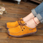 Moteri&scaron;ki Batai Platūs odiniai sportbačiai Moterims Patogi Moteri&scaron;ka laisvalaikio vaik&scaron;čiojimo avalynė Mada Didelių Dydžių Loaferiai Batai Moteri&scaron;ki 35