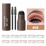 Antakių antspaudų rinkinys Perfect Eyebrow Stamp Trafaretų rinkinys Antakių trafaretų antspaudų rinkinys Vandeniui atsparus ilgalaikis antakių antspaudų rinkinys Antakių formos antspaudas 02#