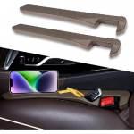 2 Pack Car Seat Gap Filler, Universal for Car SUV, Truck to Fill The Gap Between Seat and Console Crevice Blocker Stop Things from Dropping Black