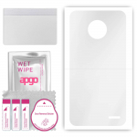 apgo Ultra Clear Protective Skin Sticker for the back compatible with Motorola Moto E4 Plus, Wrap Film, Hydrogel Film, Flexible, Soft TPU with positio