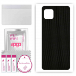 apgo Protective Skin Sticker for the back compatible with Sharp Aquos Sense6, Wrap Film, Foil, Vinyl - Pattern Matrix