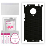 apgo Protective Skin Sticker for the back+sides compatible with Xiaomi Poco F2 Pro, Full Wrap Film, Foil, Vinyl - Pattern Matrix