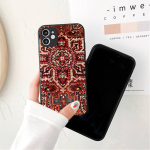 Persi&scaron;ko kilimo meno ra&scaron;tas Telefono dėklas skirtas iPhone 12 11 13 7 8 6 s plus x xs xr pro max mini apvalkalas iphone 11 pro