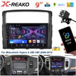 Carplay Android automobilio radijo daugialypės terpės stereo grotuvas WiFi GPS navigacija, skirta Mitsubishi Pajero 2008&ndash;2016 m. 1+32