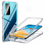 360&deg; viso korpuso dėklas, skirtas iPhone Samsung Huawei Honor Xiaomi Redmi OPPO OnePlus Anti Drop Clear hibridinis PC kietas silikoninis plonas apvalkalas OPPO A18