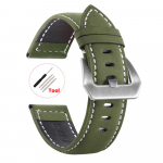 Laikrodžio apyrankė 18mm 20mm 22mm 24mm Vintažinės karvės odos natūralios odos laikrodžio apyrankė, skirta Huawei Watch Gt2/3 Retro dirželiui vyrams, moteri&scaron;koms pakaitinėms apyrankėms 24mm