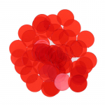 50 vnt 15 mm plastikiniai pokerio žetonai Kazino bingo žymekliai Žetonas &scaron;eimos žaidimo žaislas 1.5cm raudona