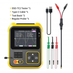 DSO-TC2 200 kMHz rankinis skaitmeninis osciloskopas 2,5 MS/s 2,4 colio tranzistorių testeris
