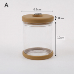 Skaidrus gėlių vazonas Hidroponinis automatinis vandens sugeriantis plastikinis gėlių vazonas