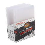 25 vnt. skaidrios PVC fotokortelės apsauginės rankovės Integruotas kra&scaron;to vizitinės kortelės įvorė One Size mėlyna