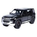 1/32 BYD Look Upat U8 SUV Lydinio Automobilio Modelis Diecast Metalinis Žaislas Visureigis Automobilio Modelis Simuliacija Garsas ir &Scaron;viesa Vaikų Dovana juoda