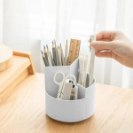 Stalo organizatorius I 3 skyrių plastikinis dėklo laikiklis I Ra&scaron;iklių pie&scaron;tukų laikikliai I Daugiafunkcinis laikymo ir eksponavimo padėklas I Stovas namams,