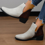 Moteri&scaron;ki batai Žiemos Nauja Mada Žemu Kulnu &Scaron;oniniu Užtrauktuku Moteri&scaron;ki Smailianosiai Chelsea Aulinukai Moteri&scaron;ki Batai Zapatos 35
