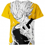 2024 m. vasara Nauji Dragon Ball Z Cosplay mar&scaron;kinėliai trumpomis rankovėmis Vaiki&scaron;ki mar&scaron;kinėliai Animaciniai filmai Japonijos stiliaus Anime vyri&scaron;ki rūbai 100cm